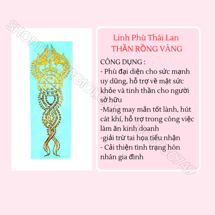 LINH PHÙ THÁI - THẦN RỒNG VÀNG - SP005578